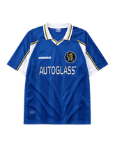 Chelsea 1997-99 blue home retro football jersey with Autoglass sponsor