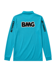 Santos FC 2012-13 teal third long-sleeve retro football jersey with Banco BMG sponsor