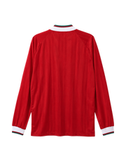 Liverpool 1993-95 red home long-sleeve retro football jersey with Carlsberg sponsor