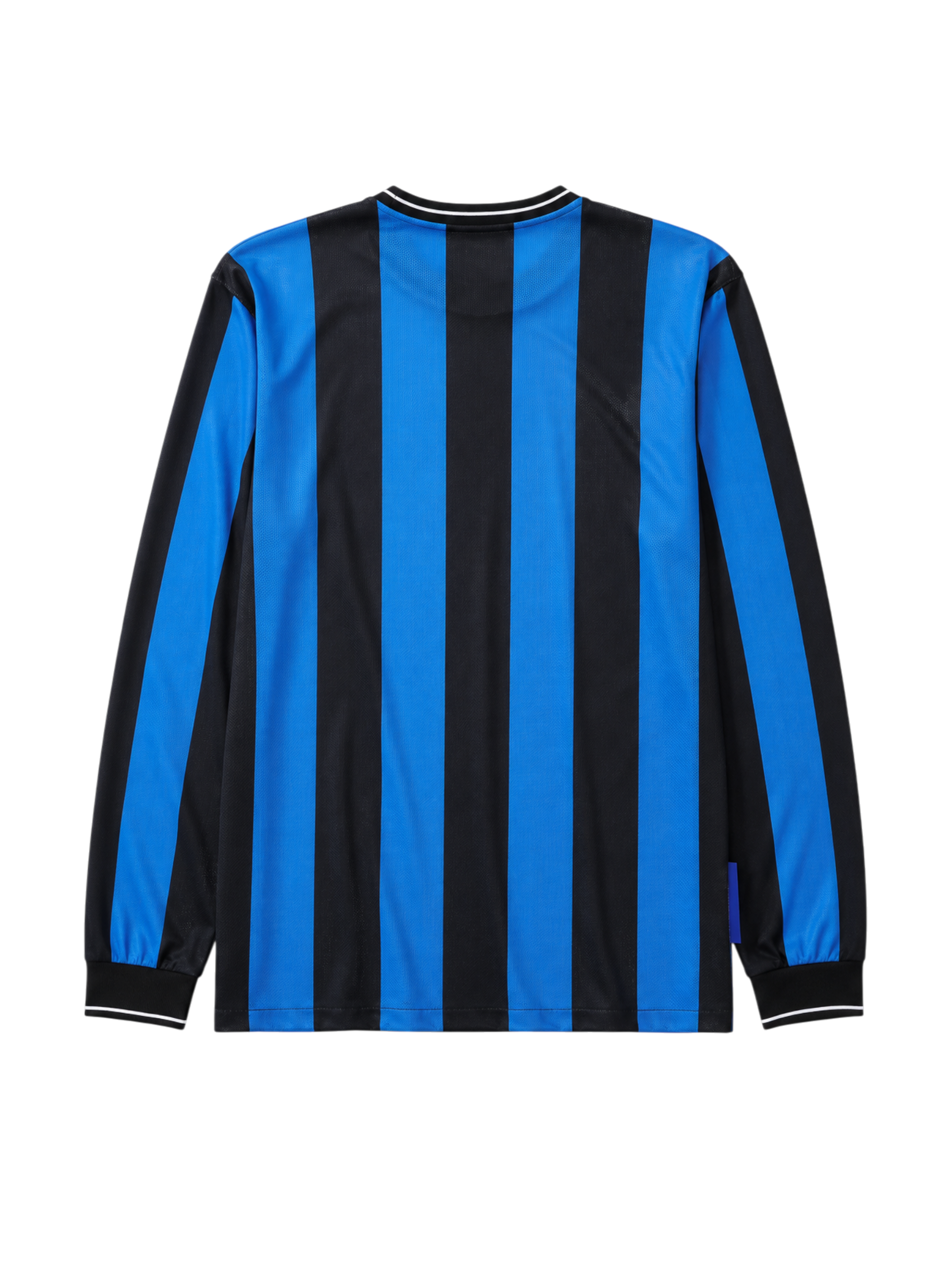 Inter Milan 2009-10 home long-sleeve retro football jersey with Final Madrid 2010 commemorative print