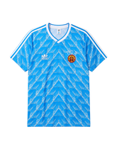East Germany 1988 sky blue home retro football jersey adidas DDR