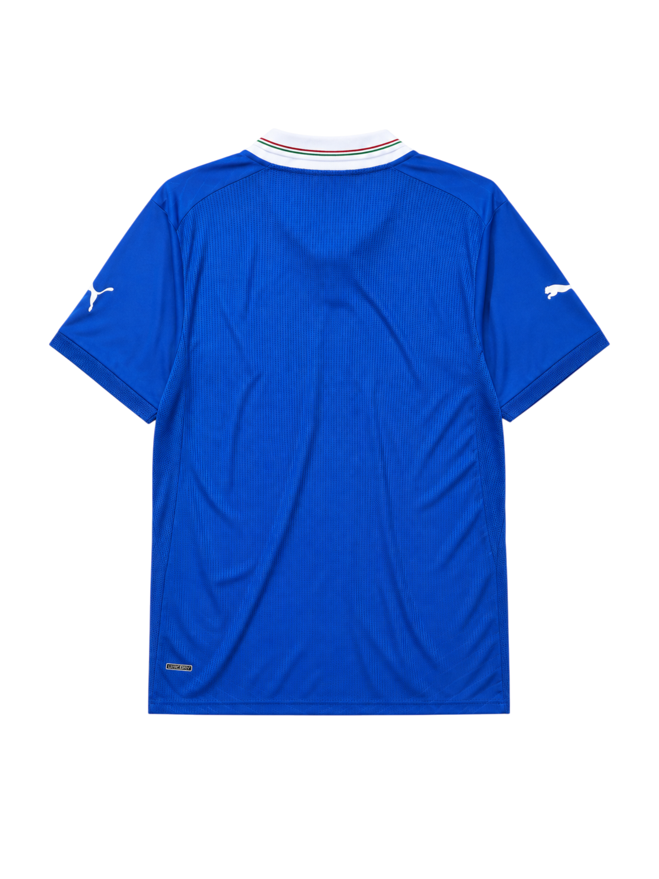 Italy 2012 home football jersey by Puma with four-star tricolor crest
