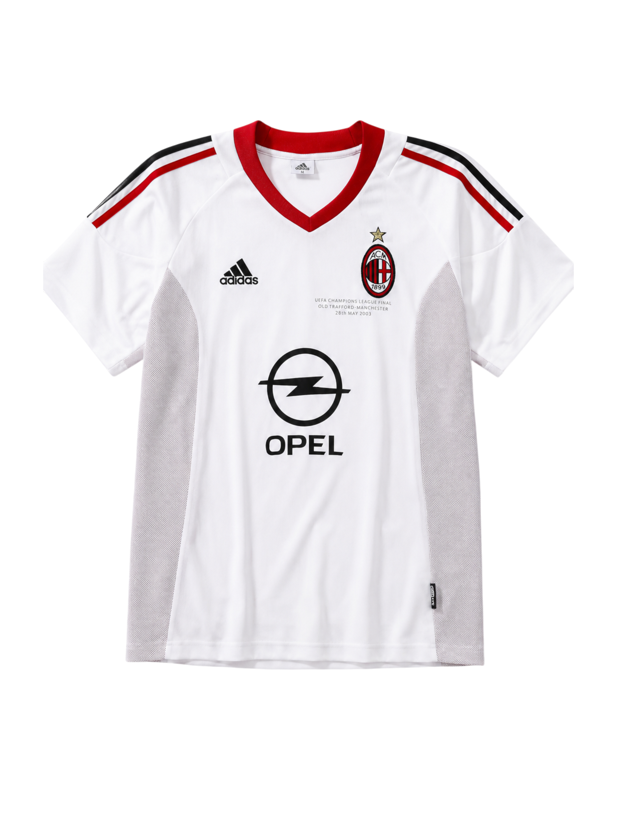 AC Milan 2002/03 away football jersey by Adidas with 2003 Champions League Final crest
