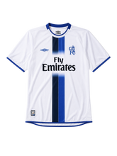 Chelsea 2003/05 away football jersey by Umbro with Fly Emirates sponsor logo