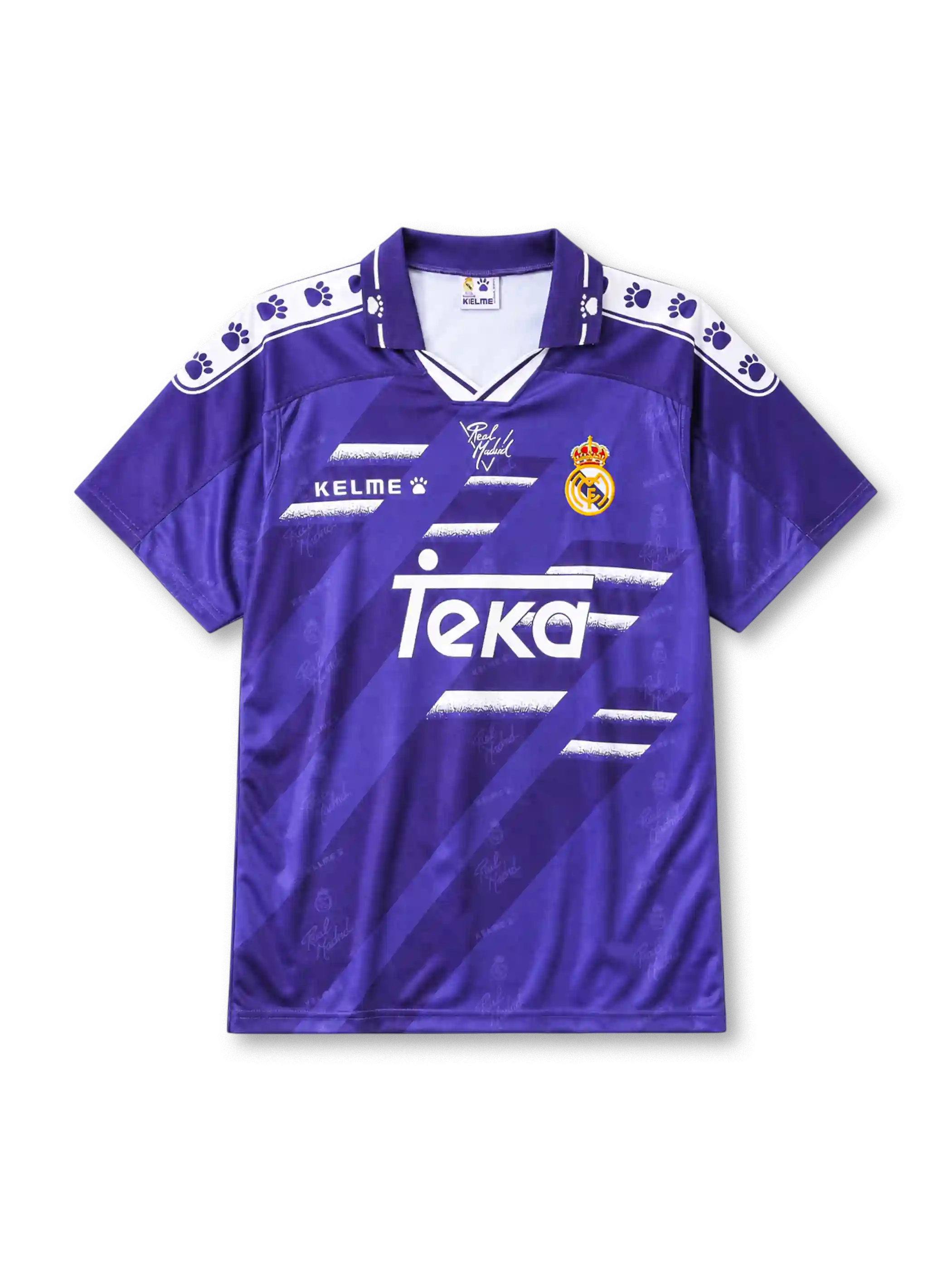 Real Madrid 1994/96 away football jersey by Kelme with Teka sponsor logo