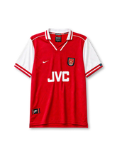 Arsenal 1996/97 home football jersey by Nike with JVC sponsor logo