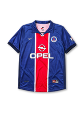 Paris Saint-Germain 1998/99 home football jersey by Nike with Opel sponsor logo