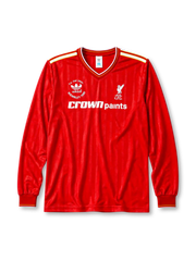 Liverpool 1986/87 home football jersey by Adidas with 1986 FA Cup Final crest