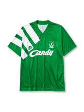 Liverpool 1991/92 away football jersey by Adidas with Candy sponsor logo