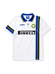 Inter Milan 1997/98 away football jersey by Umbro with Pirelli sponsor logo