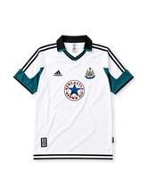 Newcastle United 1999/00 away football jersey by Adidas with Newcastle Brown Ale sponsor logo