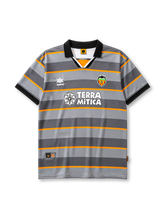 Valencia CF 1999/00 third football jersey by Luanvi with Terra Mítica sponsor logo