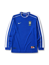 Brazil 1998 away football jersey by Nike from the World Cup kit era