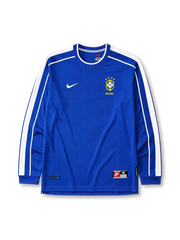 Brazil 1998 away football jersey by Nike from the World Cup kit era
