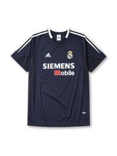 Real Madrid 2004/05 away football jersey by Adidas with Siemens Mobile sponsor logo