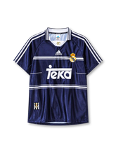 Real Madrid 1998/99 away football jersey by Adidas with Teka sponsor logo