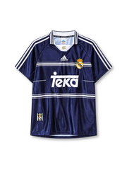 Real Madrid 1998/99 away football jersey by Adidas with Teka sponsor logo