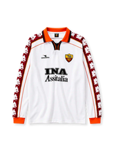 AS Roma 1998/99 long-sleeve away football jersey by Diadora with INA Assitalia sponsor logo
