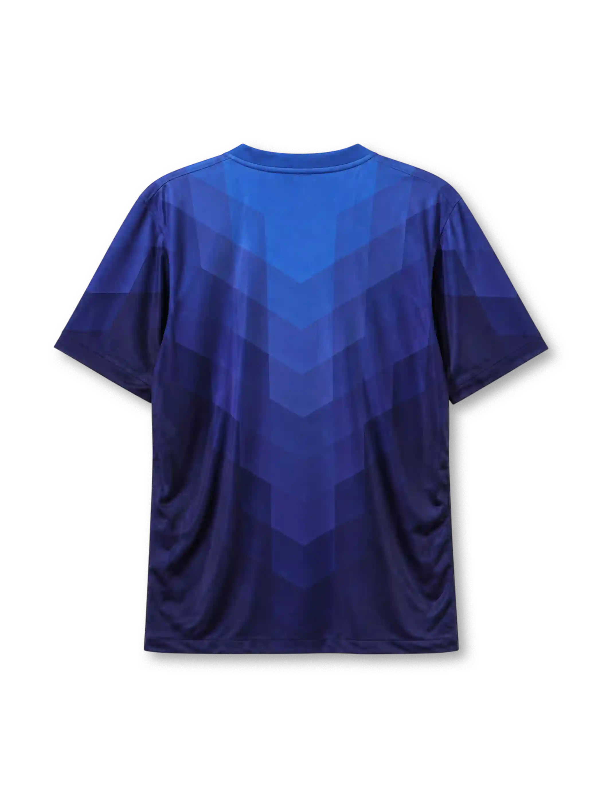 Netherlands 2014 away jersey Nike front view blue chevron pattern