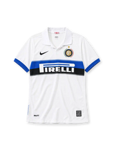 Inter Milan 2004-05 away jersey Nike front view white Pirelli band