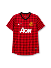 Manchester United 2012-13 home jersey Nike front view red black check
