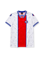 Paris Saint-Germain 1994-95 away jersey Nike front view white red panel
