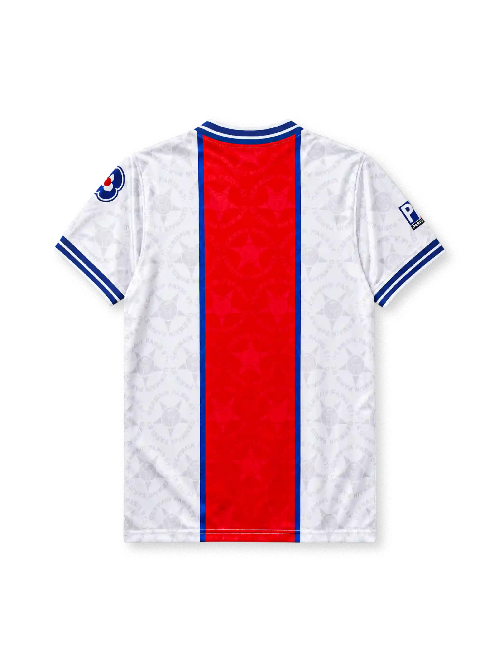 Paris Saint-Germain 1994-95 away jersey Nike front view white red panel