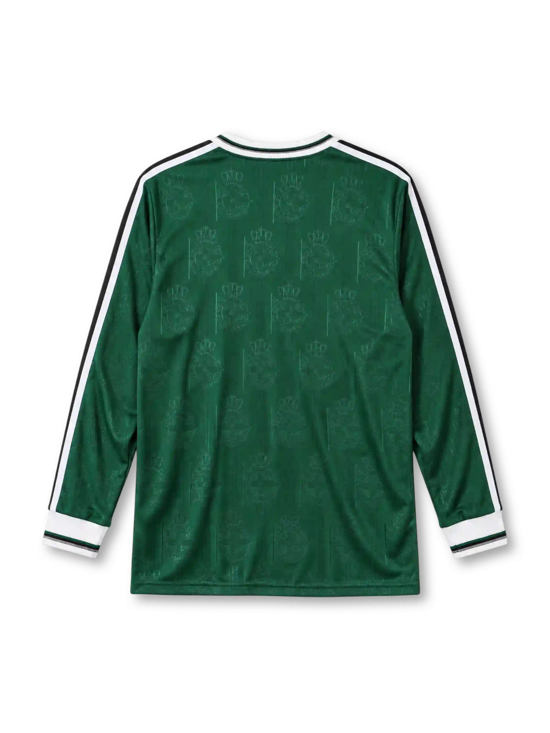 Deportivo La Coruna 1999-2000 away jersey adidas front view green sleeve stripes
