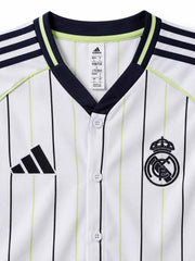 Real Madrid 2025-26 Baseball Jersey