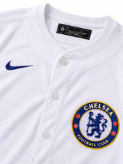 Chelsea FC 2025 White Baseball Jersey