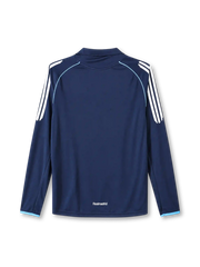 Real Madrid 2005-06 away jersey adidas front view navy blue piping