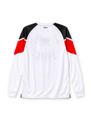 Manchester United 2010-11 away jersey Nike front view white Champions League final print