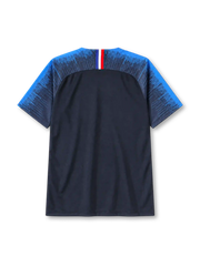 France 2018 home jersey Nike front view navy blue gradient sleeves