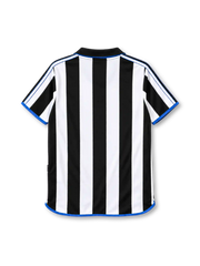Newcastle United 2000-01 home jersey adidas front view black white stripes