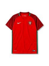 Portugal 2016 home jersey Nike front view red maroon sleeves