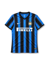 Inter Milan 2010-11 home jersey Nike front view blue black chevron