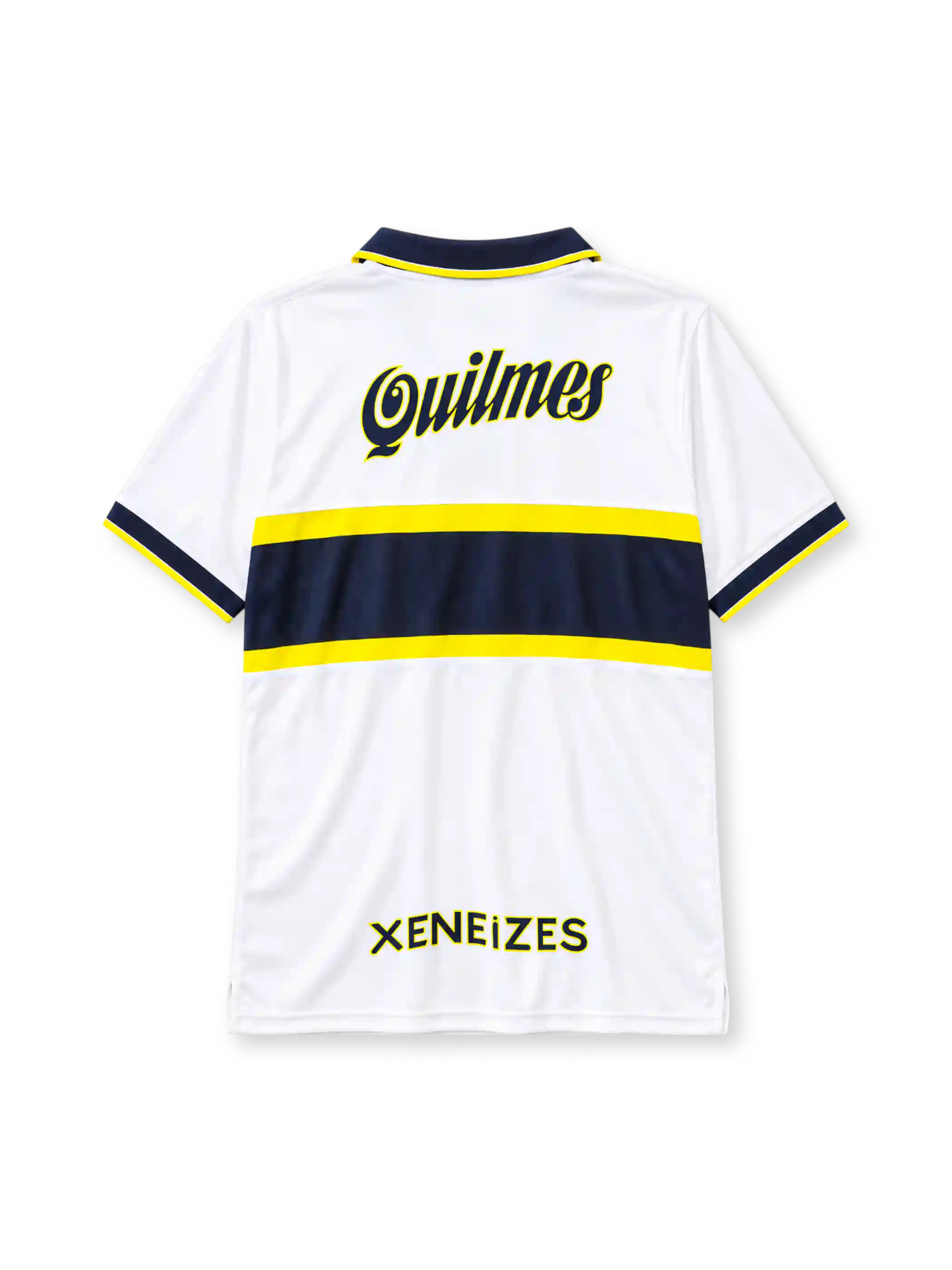 Boca Juniors 1996-97 away jersey Nike front view white navy band