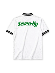 Botafogo 1995-96 third jersey Finta front view white black collar 7up