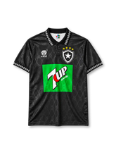 Botafogo 1995-96 away jersey Finta front view black 7up
