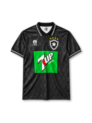 Botafogo 1995-96 away jersey Finta front view black 7up