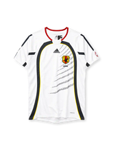 Japan 2006-07 away jersey adidas front view white black yellow panels
