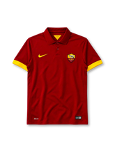 AS Roma 2014-15 home jersey Nike front view maroon yellow trim