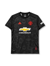 Manchester United 2019-20 third jersey adidas front view black rose print