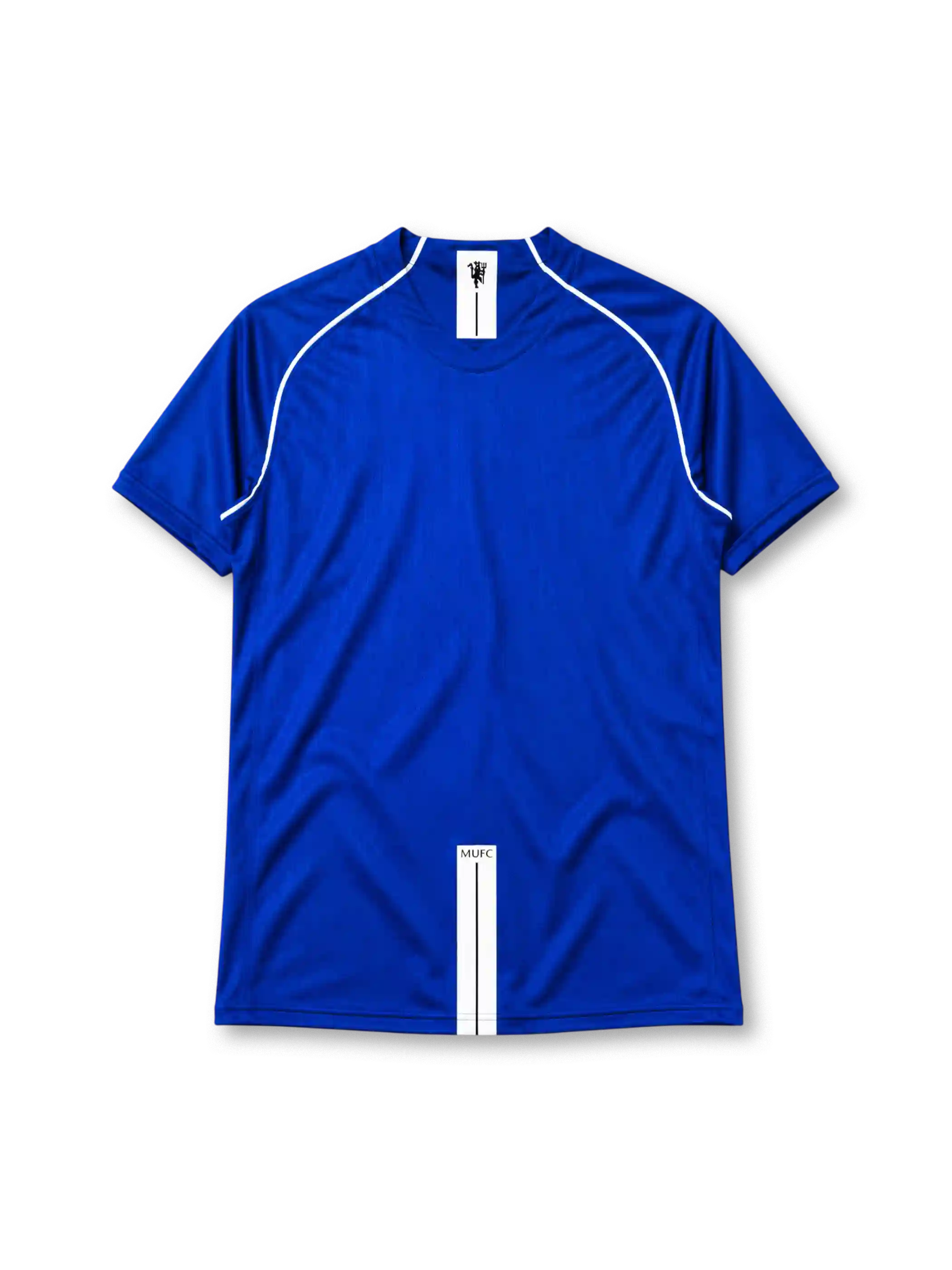 Manchester United 2007-08 goalkeeper jersey Nike front view blue AIG sponsor