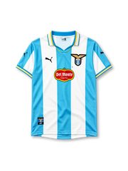 SS Lazio 1999-2000 home jersey Puma front view sky blue white stripes