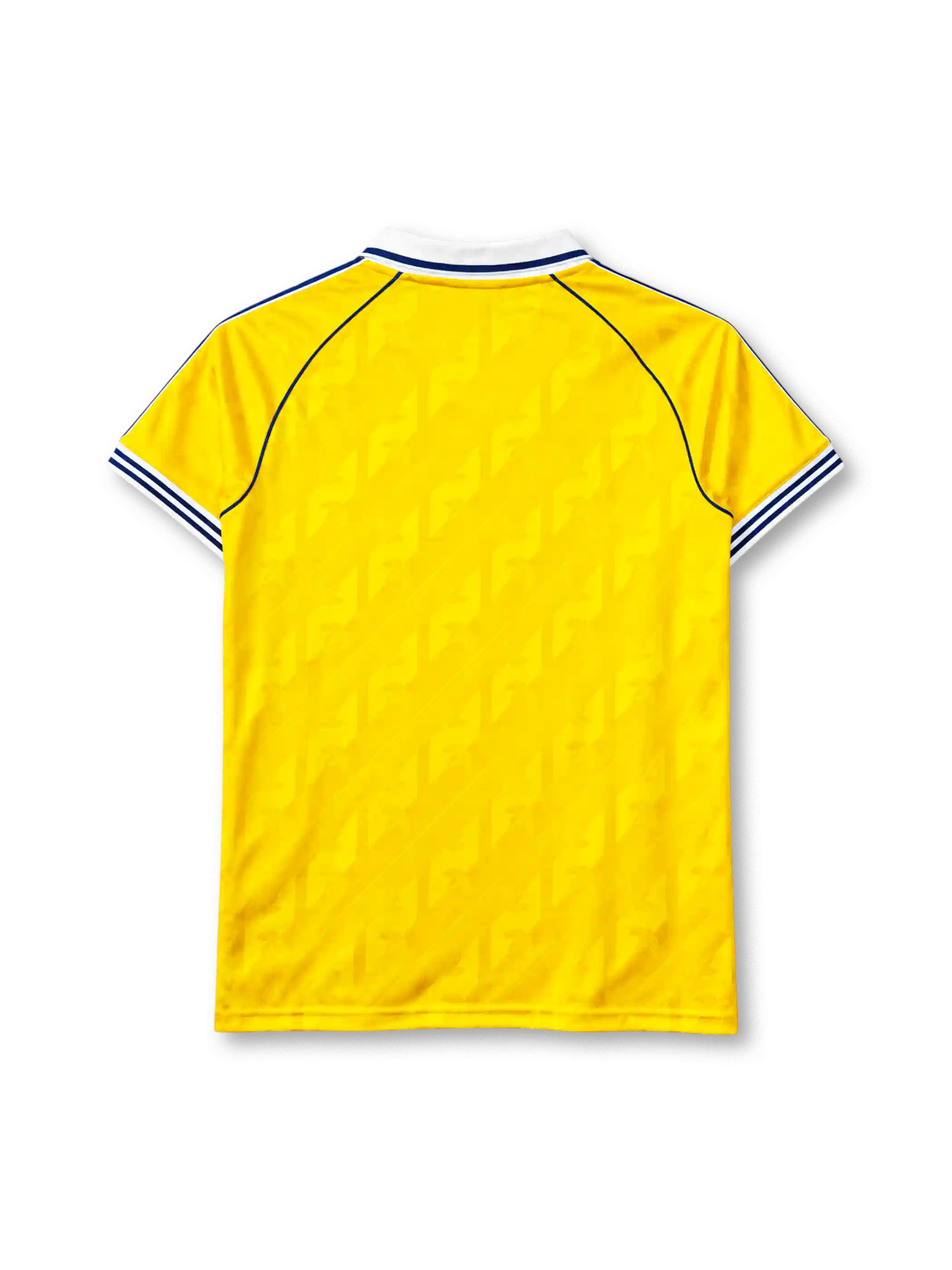 Club America anniversary home jersey in yellow and blue with CA eagle crest