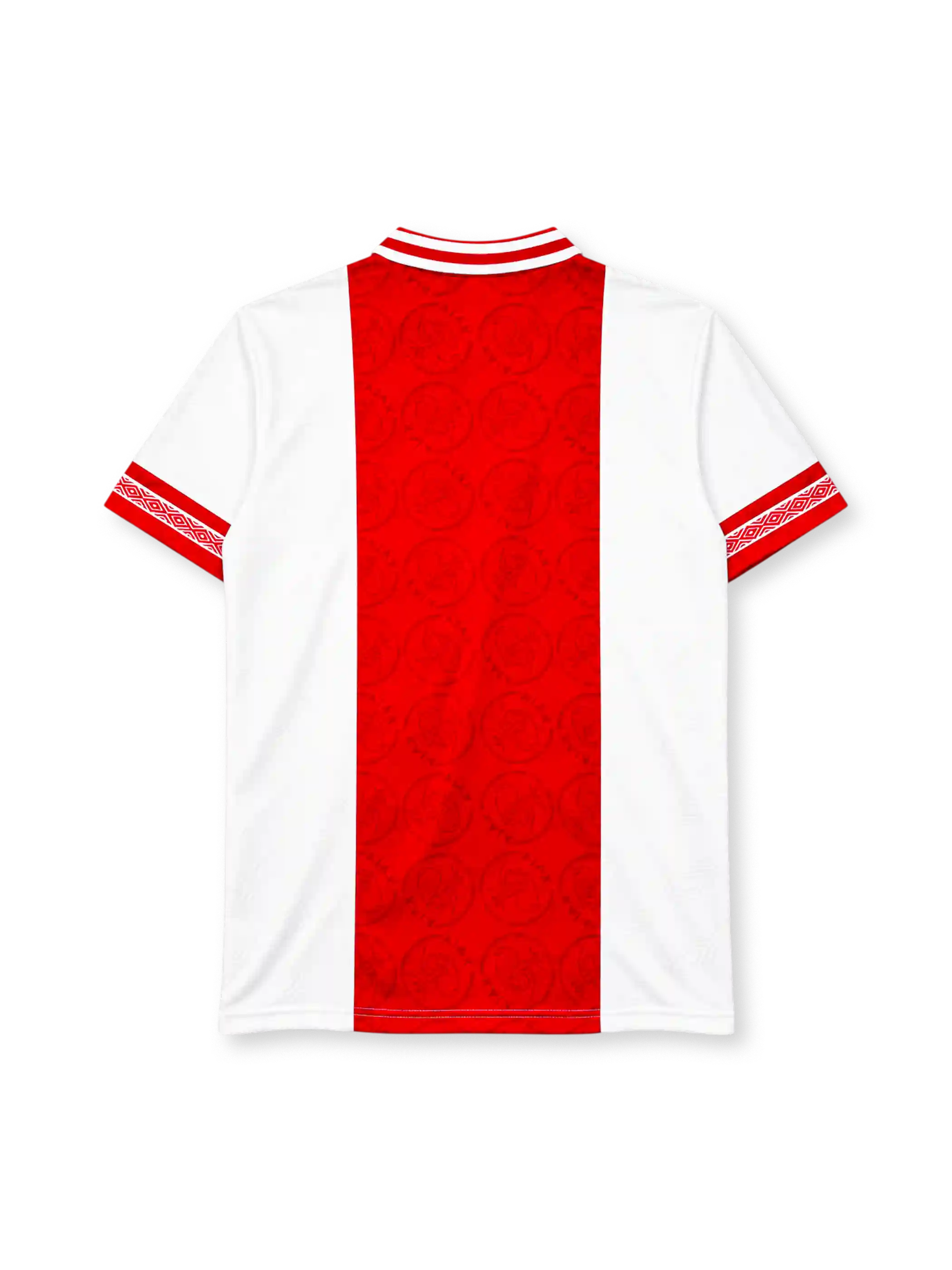 Ajax 1994-95 home jersey with red center stripe and ABN AMRO sponsor