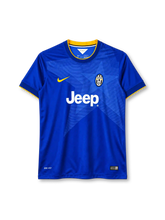 Juventus 2014/15 royal blue Nike jersey with yellow trim and Jeep sponsor