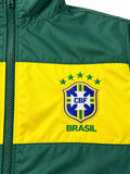 Brazil National Team Retro Track Jacket Green Yellow Blue