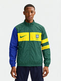 Brazil National Team Retro Track Jacket Green Yellow Blue